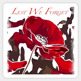 Fasbytes Poppy Remembrance Day Sticker